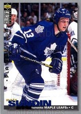 1995-96 Collectors Choice Players Club #90 Mats Sundin