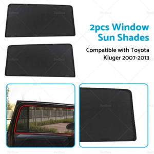 Magnetic Window Sun Shades Suitable For Toyota Kluger 2007-2013 Rear Sun Shades - Picture 1 of 10