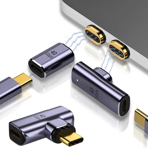 L shape 4.1 USB Type C TO USB C Charging Converter Charger adapter Cable 40Gdps - Picture 1 of 10