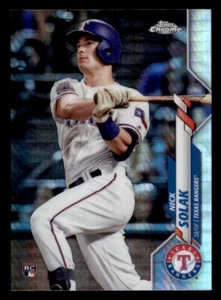 2020 Topps Chrome Prism Refractors #33 Nick Solak - Picture 1 of 2