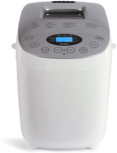LIVOO Brotbackautomat Brotbackofen Brotbäcker mit 850W und 15 Programme DOP205W - Bild 1 von 5