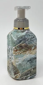 BATH & BODY WORKS GREEN MIX STONE GENTLE FOAMING HAND SOAP DISPENSER HOLDER PUMP - Picture 1 of 5