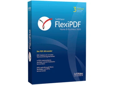 SoftMaker Flexi PDF Home & Business 2022 - Lizenz für 3 PCs - Download Version - Bild 1 von 4