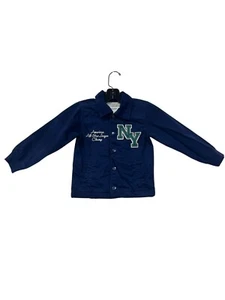 Boys Navy NY Jacket By Carters 4T American All-Star League Champ #6743 - Picture 1 of 9