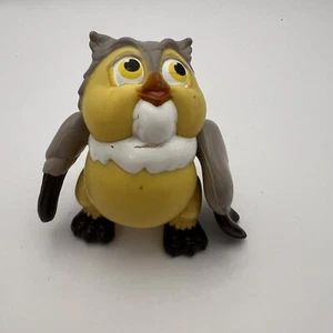 Vintage 1988 DISNEY Friend Owl from Bambi Figurine Cake Topper 2.5" - Picture 1 of 5