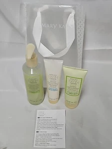Mary Kay SATIN HANDS White Tea & Citrus Pampering Gift Set Full Size - Set Of 3 - Picture 1 of 5