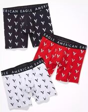 American Eagle Outfitters AEO 6" Classic Boxer Brief 3-Pack Size M/S New #G1-2