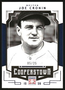 2015 Panini Cooperstown Blue #54 Joe Cronin /25