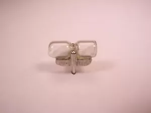 Hour Glass (functioning)Vintage Tie Tack Lapel Pin egg timer clock time u24 - Picture 1 of 7