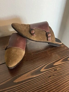 Beatriz Furest Women’s Size 38 Spain Brown Suede Slip On Mule Flats Spain - Picture 1 of 4