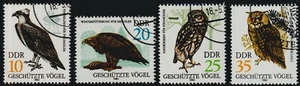 DDR 1982 SC# 2265 - 2268 - Protected Species - Used Lot # 184 - Picture 1 of 1