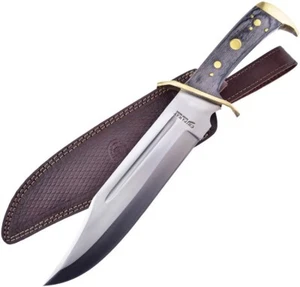 Chipaway Sunrise Bowie knife Large Fixed Blade with Leather Belt Sheath - Picture 1 of 5
