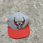 Mitchell & Ness Snapback One Size Gray Men Adjustable Chicago Bulls  Solid Knit