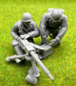 US WW2 .50 Caliber Machine Gun Crew 28mm Tabletop War game YourNeighborKnight - Picture 1 of 6