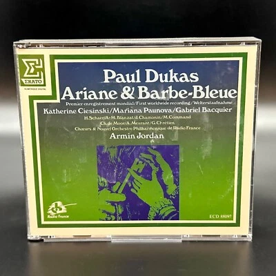 Dukas ARIANE & BARBE-BLEUE Jordan Ciesinski Paunova [Erato 2 CD Box Set] NM - Image 1 of 3