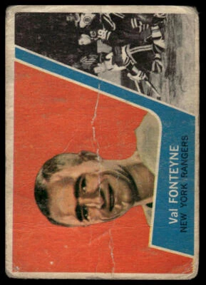 1963-64 Topps #61 Val Fonteyne - Image 1 of 2