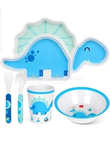 Kinder Dinner Set, Kleinkind Dinner Set Kinderteller und Schüsseln Tasse, Kinderschalen - Bild 1 von 7