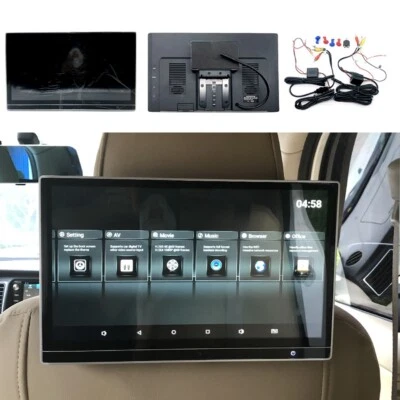Car Rear Seat TV Screen For BMW X1 WIFI Bluetooth Android Headrest With Monitor - Image 1 of 4