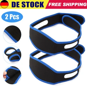 2× Anti-Schnarch-Kinnriemen Band Schnarchstopper Schnarchen SchlafAntischnarch - Bild 1 von 13