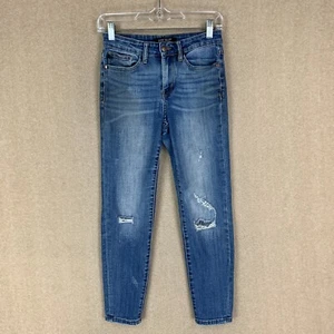 Pantalones de mezclilla Judy Blue talla 26 * 26x25 para mujer azules ajustados desgastados tiro alto - Imagen 1 de 13