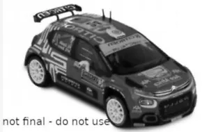 IXO 1:43 Scala Citroen C3 Rally2 #24 WRC Monte Carlo 2022 E.Camilli/Y.Roche - Foto 1 di 2