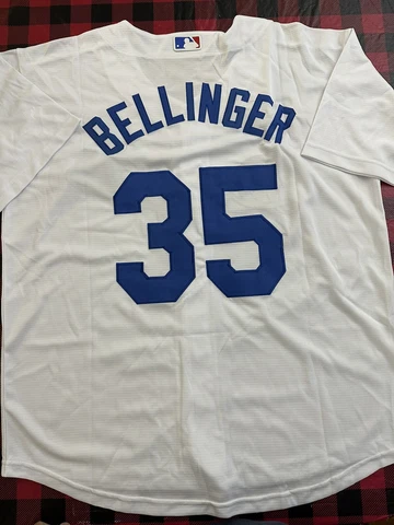 MLB Los Angeles Dodgers #35 Cody Bellinger White Baseball Jersey Men’s XL 48 New Cover