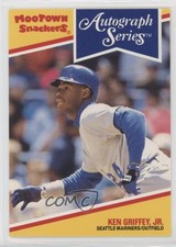 1992 Mootown Snackers Auto Series Food Issue No Coupon Ken Griffey Jr #7 HOF