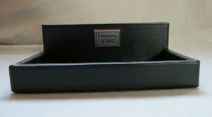 Leder Vater Mann Kommode Box Tablett - Bild 1 von 4