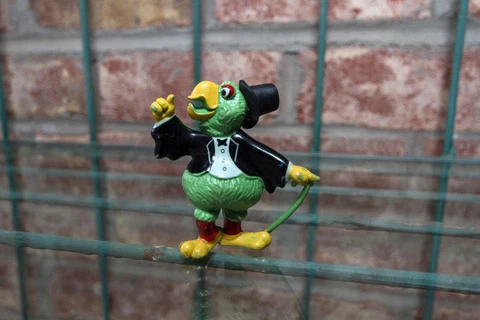 Retro Pittsburgh Pirates Mascot Miniture Figurine Tuxedo Cover