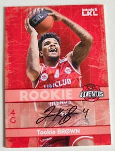 2024-25 H&C LKL Basketball Autograph Rookie Juventus Utena Tookie Brown 13/20 - Picture 1 of 2