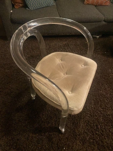 2 Mid Century Modern chairs   Lucite   chairs Modern Charles Hollis Jones Style Cover