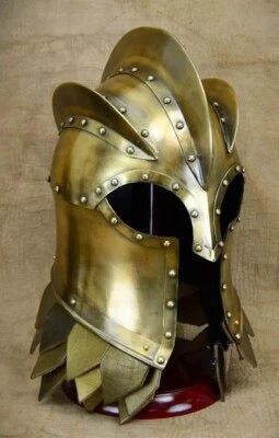 Capacete medieval The Great Kings Guard, estilo Baratheon Game of Thrones Warrior - Imagem 1 de 4