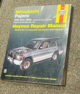 HAYNES OWNERS WORKSHOP MANUAL MITSUBISHI PAJERO 1983/1996 PETROL & DIESEL 68765 - Picture 1 of 8