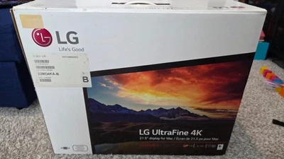 LG Ultrafine 4K 21.5" display for Mac/iPad/22MD4KA-B / USED & WORKING FINE - Image 1 of 4