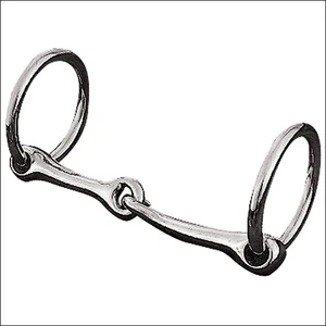 84WL Weaver Leather Pony Ring Snaffle Horse Bit Nickle Plated - Picture 1 of 4
