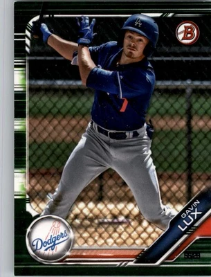 2019 Bowman Prospects Camo #BP130 Gavin Lux - BB - Image 1 of 2