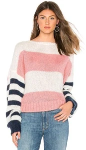 One Teaspoon Heather Striped Knit Jumper Size Small Oversized - Picture 1 of 7