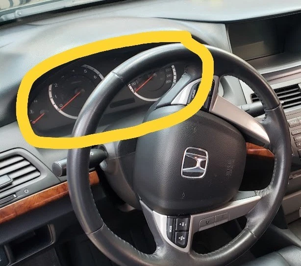 2012 HONDA ACCORD LX INSTRUMENT CLUSTER SPEEDOMETER TACH ODOMETER Around 70k - Image 1 of 1