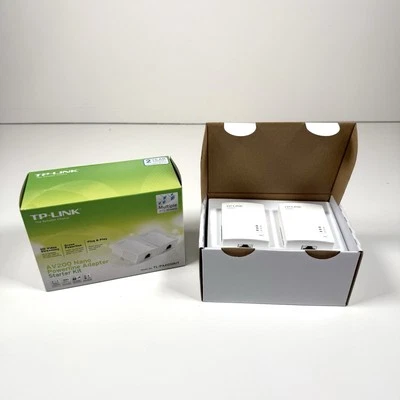 TP-LINK TL-PA2010KIT AV200 Nano Powerline Adapter Starter Kit 200Mbps - NEW! - Image 1 of 3
