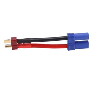 T Shaped Male Plug To EC5 Female Plug Conversion Adapter 93mm 12AWG For RC MA - Picture 1 of 22