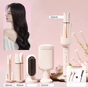 Negative Ion Iron Hair Straightening Comb 5-in-1 Egg Curler Hair Care - Picture 1 of 12