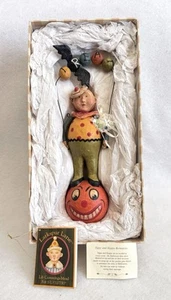 Larkspur Lane Lib Cummings Niño en Calabaza Truco o Trato Estatuilla Silvestri RARA - Imagen 1 de 11