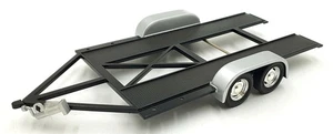 GMP 1/18 Scale Diecast 2601 - Trailer With Tire Rack/Ramps - Black/Grey - Picture 1 of 5