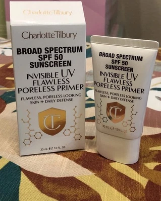 Charlotte Tilbury Invisible UV Flawless Primer SPF 50 EXP 02/27 - Image 1 of 4
