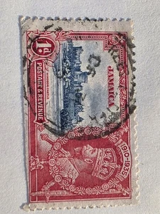 Vintage Jamaica 1d Stamp Used - #F623 - Picture 1 of 2