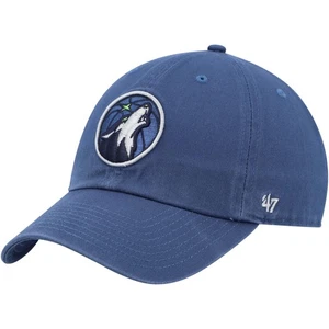 Men's '47 Navy Minnesota Timberwolves Team Clean Up Adjustable Hat - Bild 1 von 4