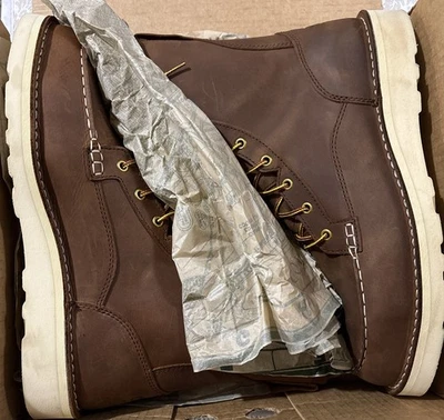 Danner 15542 Bull Run Steel Toe 8” Work Boot Moc Toe Tobacco 11.5 EE - Image 1 of 4