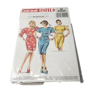Neue Mode 22225 Misses Size 12-24 80's Dress Style - Picture 1 of 4