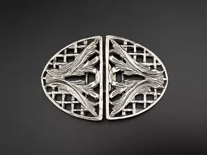 Vintage Sterling Silver Nurses Buckle Belt Buckle 1982 - Picture 1 of 7