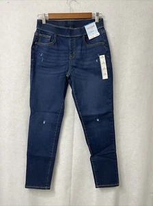 Girls' Mid-Rise Pull-on Jeggings Pants - Denim - Cat & Jack™ - Size 18 - Picture 1 of 8